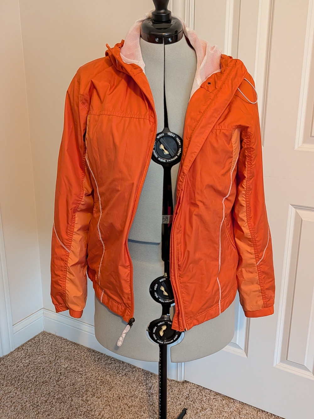 Columbia Orange Jacket with Mesh Lining